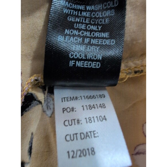 Torrid Women’s Blouse Top Size 1 Sleeveless Flowy Keyhole Front Tie - Picture 4 of 4